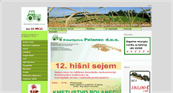 Desktop Screenshot of kmetijstvo-polanec.si